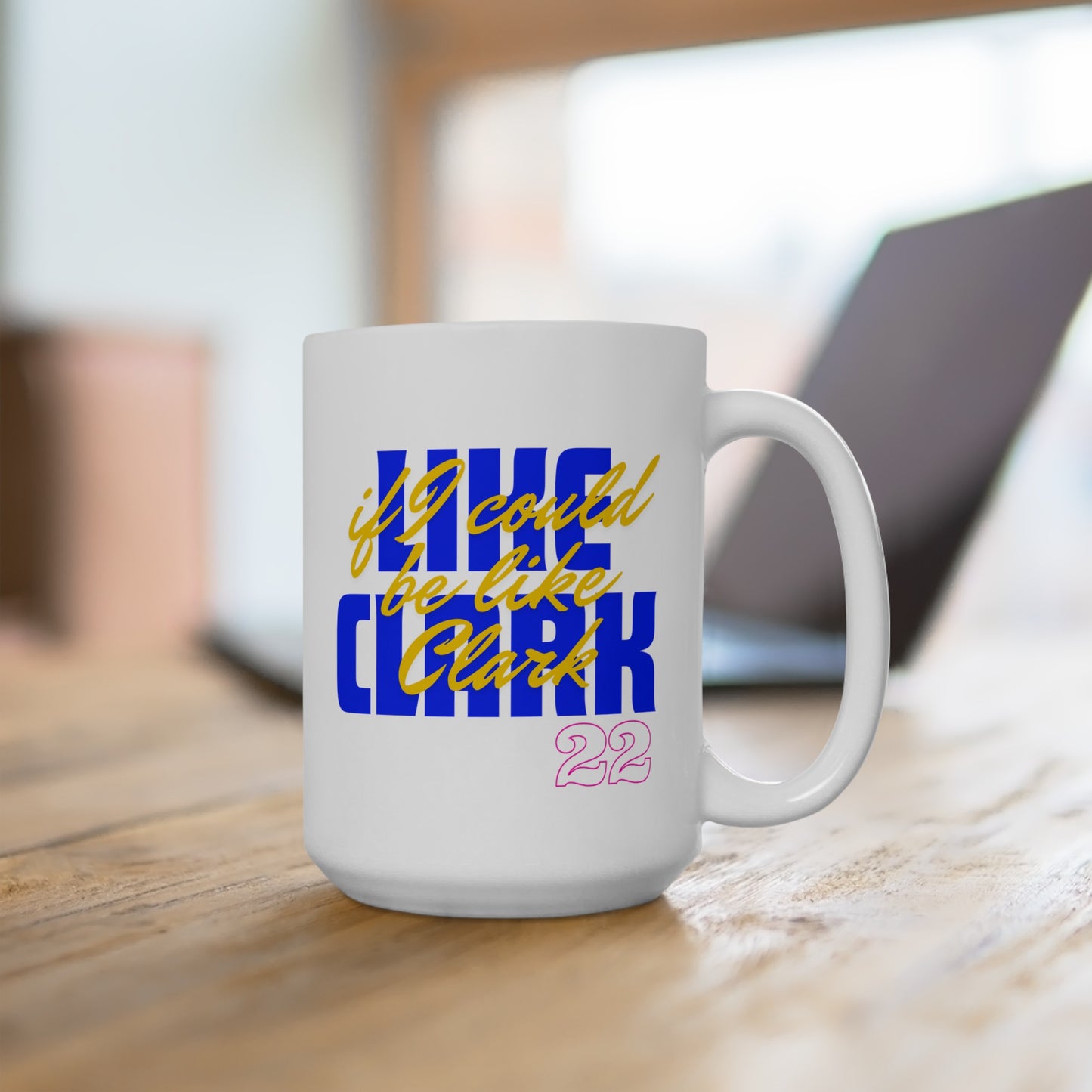 LIKE CLARK, if I could be like Clark 22 (blue) - Ceramic Mug 15oz