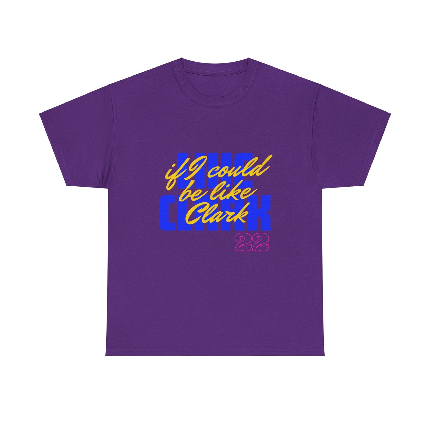 Like Clark, If I Could Be Like Clark (blue) - Unisex Heavy Cotton Tee