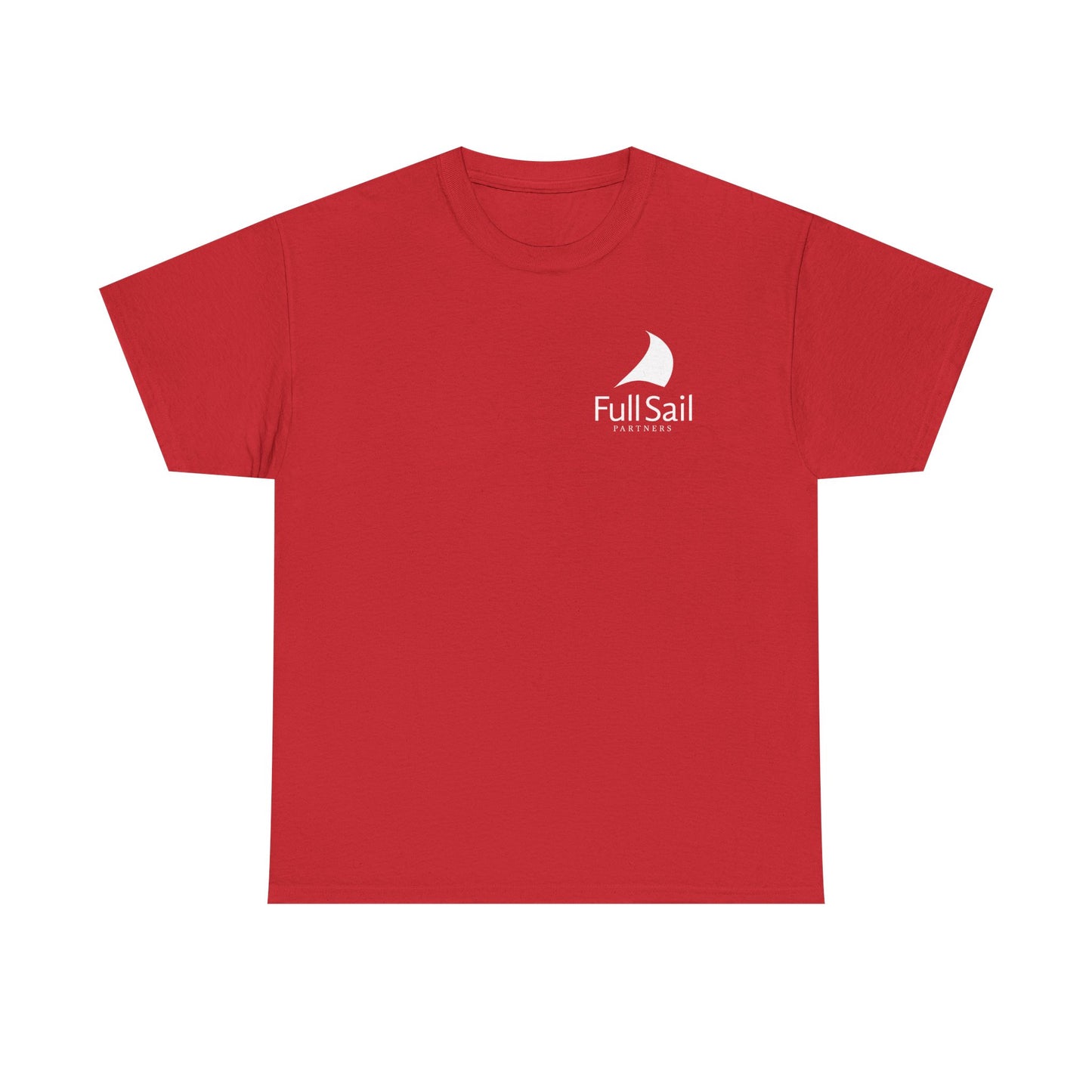 Alt. Full Sail Partners logo (red, black, dark heather, charcoal) - Unisex Heavy Cotton Tee