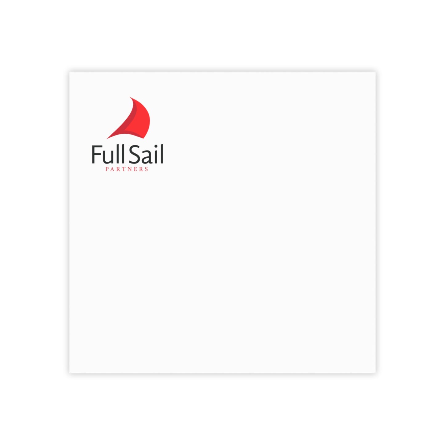 Full Sail Partners Logo Post-it® Note Pads
