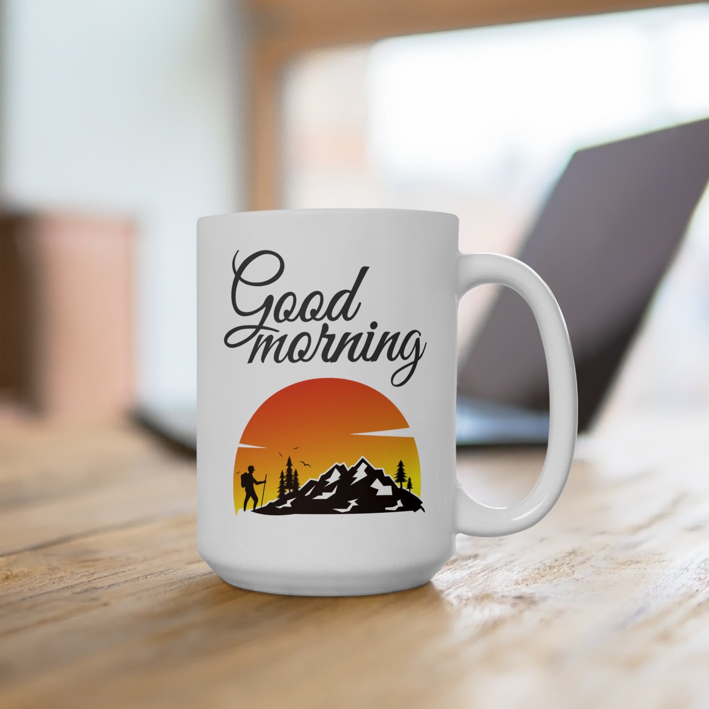 Good Morning... Adventure (2) - Ceramic Mug 15oz