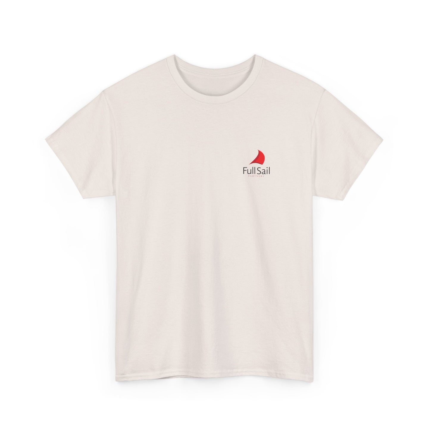 Full Sail Partners logo (white, ash, ice grey, sport grey) - Unisex Heavy Cotton Tee
