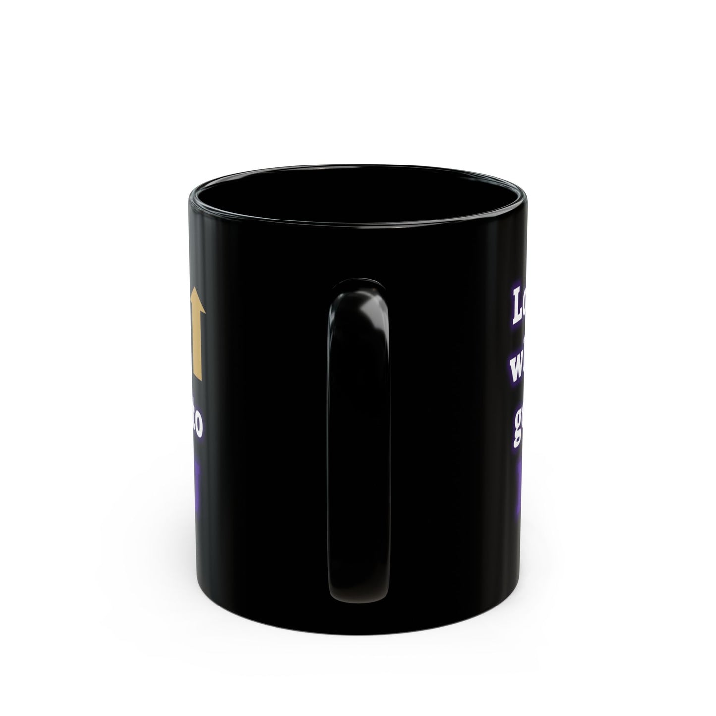 Look Who's Going to NYU - Black Mug 11oz